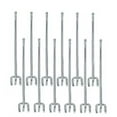 thumbnail image 2 of 12 Pack Everbilt 8 in x 1/4 in Zinc Plated Steel Straight Peg Hooks Pegboards 14430, 2 of 3