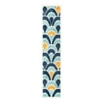 thumbnail image 3 of Unique Loom Belize Outdoor Collection Area Rug - Dangriga (2' x 10' Runner Blue/Orange), 3 of 7