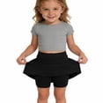 thumbnail image 2 of shoper Girls' Dresses 5t, Girls Athletic Skort with Built-in Shorts Pockets for Tennis Cheerleading Play Comfortable Stretch Fabric Wear, 2 of 7