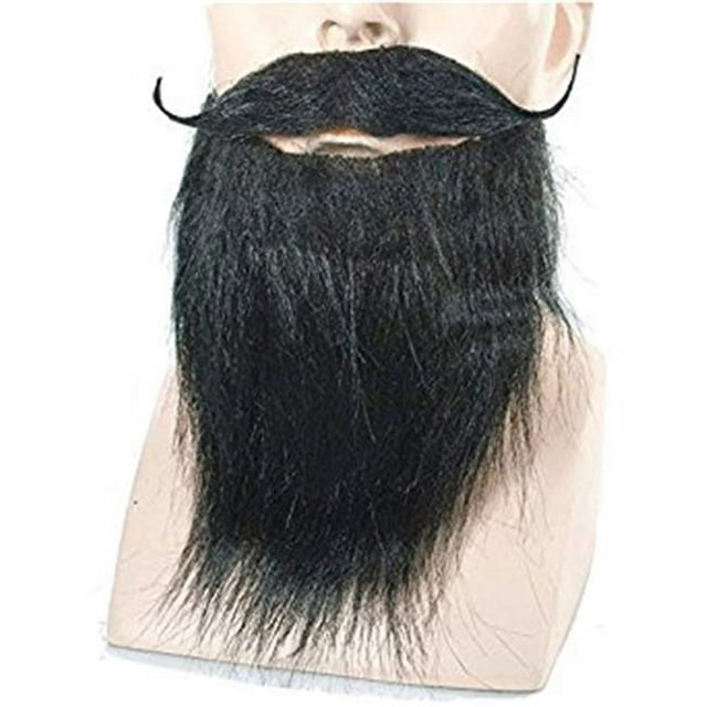 Morris Costumes LW313WT Goatee Mustache - Full White