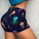 thumbnail image 4 of Fotbe Sea Jellyfish Shorts Sin Costuras – Shorts Deportivos de Cintura Alta para Mujer, Elásticos para Gimnasio, Yoga, Running o Ciclismo-Large, 4 of 8