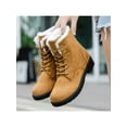 thumbnail image 5 of UKAP Women's Snow Boots Suede Winter Warm Booties Flat Lace Up Shoes Size 4-13, 5 of 6