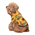 thumbnail image 5 of Gaeub Diamond Bohemian Sunflower Dog Hoodie Sweatshirts Warm Dog Clothes for Small Dogs,Puppy and Cat Costume-Medium, 5 of 7
