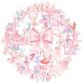 thumbnail image 2 of 35pcs-50pcs Elegant Stickers Stationery Stickers Pink Dance Kids Stickers for Laptops Suitcases Phones, 2 of 9