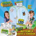 thumbnail image 3 of Nature Bound: Butterfly Habitat & Terrarium - Live Insect Growing Kit, 24" Net, Critter Lifecycle, Discount Voucher For Caterpillars & Food, Kids 6+, 3 of 9