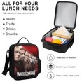 thumbnail image 5 of 3PCS Wres-Tler W-W,E Backpack Set With Front Pocket Large Capacity Bookpacks With Lunch Box Pencil Case Backpack Set, 5 of 6
