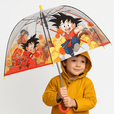 Dragon Ball Unisex Vinyl Jump Start Stick Umbrella.  Stylish and Cute. Christmas,New Year,Birthday Party, Best Gift.