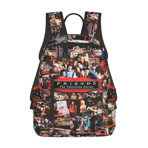 Friends Tv Show Laptop Backpack with Compartment Laptop Bag Daypack for Travel 14.7 Inch