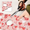 thumbnail image 6 of Yayeee Faucet Mat for Kitchen Sink 14.7" Diatomite Long Splash Guard Pad, Bunnies and Hearts, 2 Pack, 6 of 7