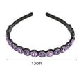thumbnail image 3 of GROFRY Hair Clasp Shiny Colorful Rhinestone Non-Slip Reusable Narrow Brim Girls Headband Hair Accessories, 3 of 8