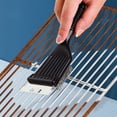 thumbnail image 2 of 1 pc- Stainless steel wire baking brush, barbecue stove cleaning brush, grill rack cleaning brush, blade, two in one, 2 of 4