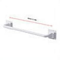 thumbnail image 3 of Barre à Serviette Simple Cuisine Salle de Bain Montée Étagère Murale de Rangement Tige d'Organisation Support Autocollant Sans Perçage Réutilisable Porte-Toilette Hôtel Blanc 34 cm, 3 of 9