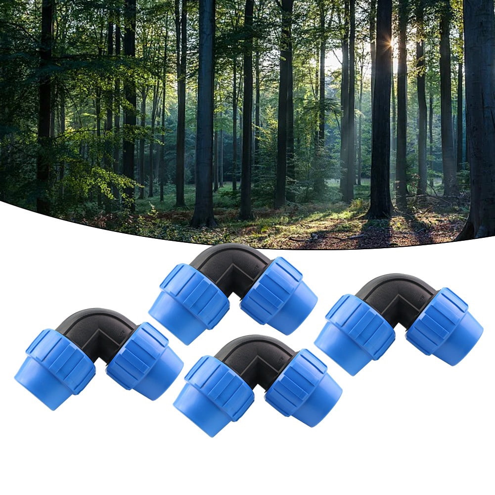 BCLONG 4pcs PE pipe quick-connect elbow union type quick-connect fittings