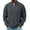 Dark Gray, variant on Bosfbaoi Men's Quarter Zip Ribbed Sweatshirts Stand Collar Kangaroo Pocket Long Sleeve Casual Pullover Tops