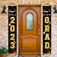 thumbnail image 4 of Birdeem 2023 Graduation Decoration Banner Class Congrats Graduation Porch Sign Photo Background 180X30Cm, 4 of 12