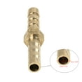 thumbnail image 5 of 5mm Brass Barb Hose Fitting Straight Connector for Joiner Air Water Gas Oil Pipe 5pcs, 5 of 5