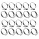 thumbnail image 5 of 20 piezas Base de anillo plano ajustable de acero inoxidable semiacabado accesorios de joyería DIY 12mm, 5 of 5
