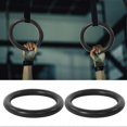 thumbnail image 4 of ABS Gymnastic Rings, Fitness Training Tool with Straps, Black, 4 of 4