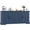 Blue, variant on VVFLU 70.2" W Buffet Cabinet with 4-Doors, Farmhouse Credenza Sideboard with Adjustable Shelves for Kitchen Dining Room, Grey
