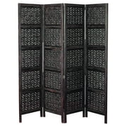 Wood 4 Panel Screen For Privacy And Decor Both