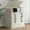 White, variant on Lifewit 136L Double Laundry Hamper with Lid and Removable Laundry Bags, Large Divided Hamper, Grey