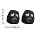 thumbnail image 3 of Funny Cartoon Car Headrest Covers with Eyes for Auto Front Seats Cute Vehicle Interior Accessories for Personalizing Your Driving Space and Protecting Head Rests 2PCS, 3 of 4