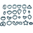 thumbnail image 3 of Pottery Craft Tool Clay Cutters For Handmade Crafts Dark Blue 4.5X3.5cm Cake Decorating 1 Set, 3 of 4