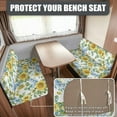 thumbnail image 2 of Uorisanigo RV Dinette Cushions Covers, Sunflower Printed Seat Cover Camper Cushion Cover Dinette Booth Seats Include 1 Backrest & 1 Bench Covers, Stretch Fabric Sofa Seat Slipcovers, 2 of 7