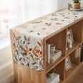 thumbnail image 6 of Table Runners 70 Inches Long Dress Scarves, Vintage Leaves Farmhouse Coffee/Dining/Kitchen Table Decor, Holiday Table Runner, Summer Botanical Pastoral Watercolor Rustic 13x70 Inch, 6 of 9