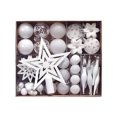 thumbnail image 1 of Christmas Ornaments 58PCS Christmas Ball Ornaments Christmas Tree Decoration Holiday Multiple Styles Ornaments For Christmas Trees Party Ball Decoration Ornament Hooks, 1 of 1