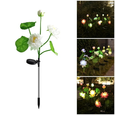 

2pc New Solar Led Lamp Outdoor Lamp Garden Decoration Garden Layout Land Scape Color Lamp Lamp 12F0