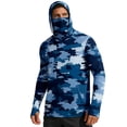 thumbnail image 2 of XINPING Men's UPF 50+ Sun Protective Hiking Shirt, Summer Breathable Long Sleeve UV Protection Pullover for Work, Travel and Outdoor, 2 of 5