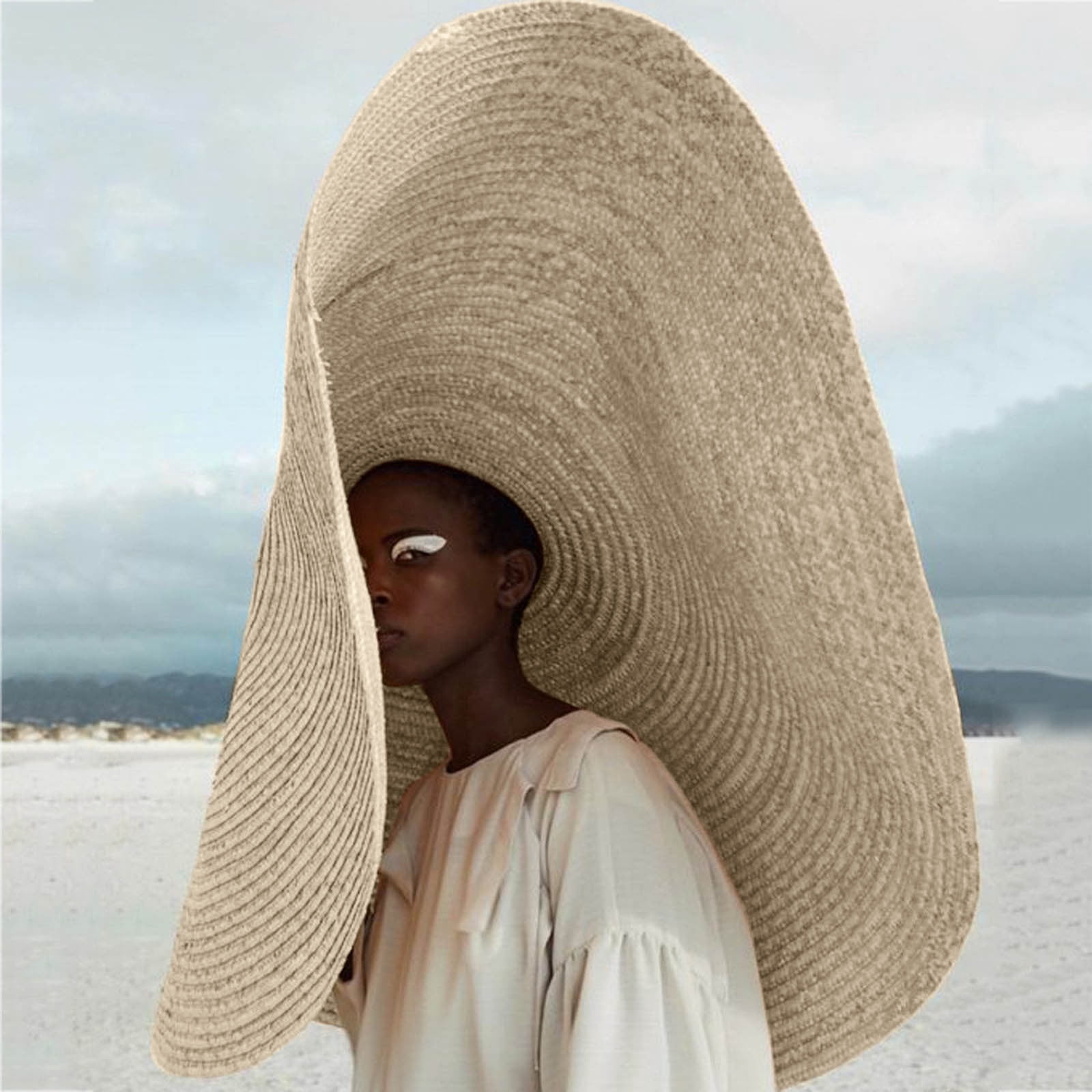 Fashion Large Sun Hat Beach Anti-UV Sun 