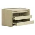 thumbnail image 4 of Safavieh Percy Contemporary Shoe Storage Bench with Cushion, 4 of 10