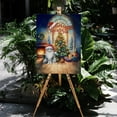 thumbnail image 4 of Merry Christmas Maine Coon Santa Hat Xmas Tree Winter Holiday Vertical Matte Canvas Poster Cat Lover Kitten Owner Gifts Wall Art Home Decor - 01013, 4 of 5