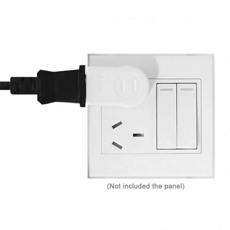 Chenyang NEMA Type A 1-15P USA Outlet Saver Extension Adapter 2-Prong 2 Outlets 90 Degree Up Down Angled