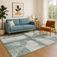 thumbnail image 7 of Addison Rugs Mayfield Premium Machine Washable Transitional Geometric Sage Rectangle Rug, 3' x 5', 7 of 7