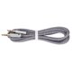thumbnail image 1 of Cable de extensión estéreo de nailon trenzado macho a macho de 3,5 mm para dispositivos con puerto de 3,5 mm 1,2 m/4 pies, 1 of 10