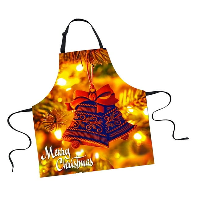 1 Pieza Delantal de Cocina de de Navidad Sombrero