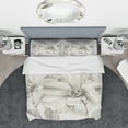 thumbnail image 3 of Designart 'Indigold Grey Peonies IV' Cottage Bedding Set - Duvet Cover & Shams, 3 of 4