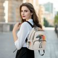 thumbnail image 6 of FORMRS Mini Backpack Purse for Women Quilted Travel Daypack Casual Shoulder Bag, White Astronaut, 6 of 7