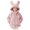 Pink, variant on Kids 3D Animal Ear Fuzzy Fleece Zip Up Hooded Jacket Cartoon Embroidery Winter Outer Coat Brown,3-4 Years
