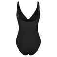 thumbnail image 7 of Firpearl Underwire Bathing Suits Push Up One Piece Black Swimsuits for Women Ruched Tummy Control Swimming Suit Criss Cross Swimwear US14, 7 of 7