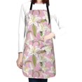 thumbnail image 4 of Bingfone Lilies Flowers Apron Gifts For Men, Women Professional Grade Chef Apron for Kitchen,BBQ & Grill, 4 of 8