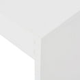 thumbnail image 6 of vidaXL Bar Table with Shelf White 43.31"x19.69"x40.55", 6 of 36