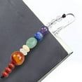 thumbnail image 4 of WHEANG Home Decor Seven Chakra Crystal Healing Stone Crystal Beaded Talkative Bookmark, Lovely Metal Bookmark One Size Silver, 4 of 9