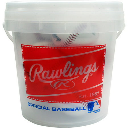 Rawlings Baseball 8U Eight-Pack Bucket of Baseballs OLB3BUCK8 - Walmart.com
