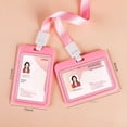 thumbnail image 1 of Juego de tarjeta de permiso de trabajo con cordón, tarjeta de trabajo, credencial para colgar, credencial para tarjeta de trabajo, protección para autobús, tarjeta escolar del campus, 1 of 2