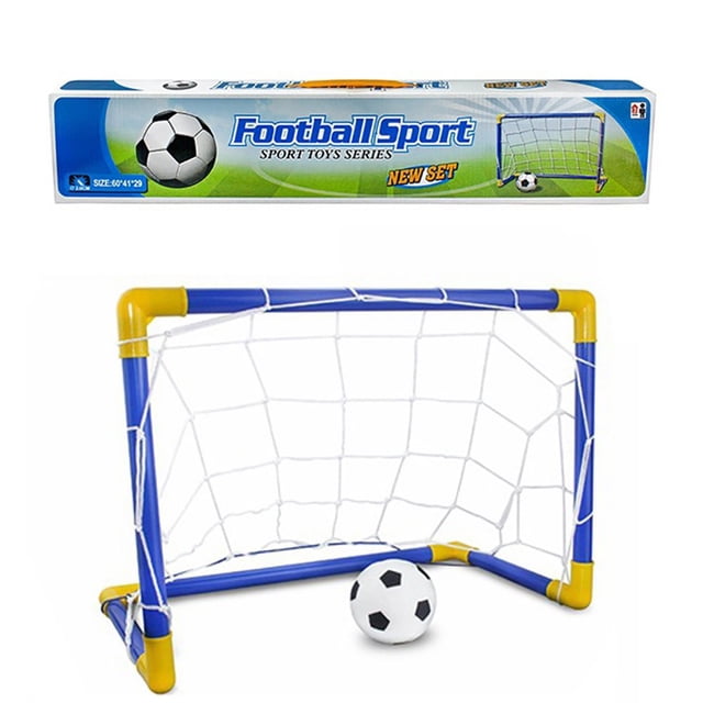 Football Toy Set Outdoor Children Toy DIY Assembled Football Goal Soccer Shooting Game Set Gift