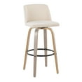 thumbnail image 4 of Toriano 30" Fixed-Height Bar Stool, Bar Chairs, Swivel Bar Stools, Bar Stools Set of 2, 4 of 6